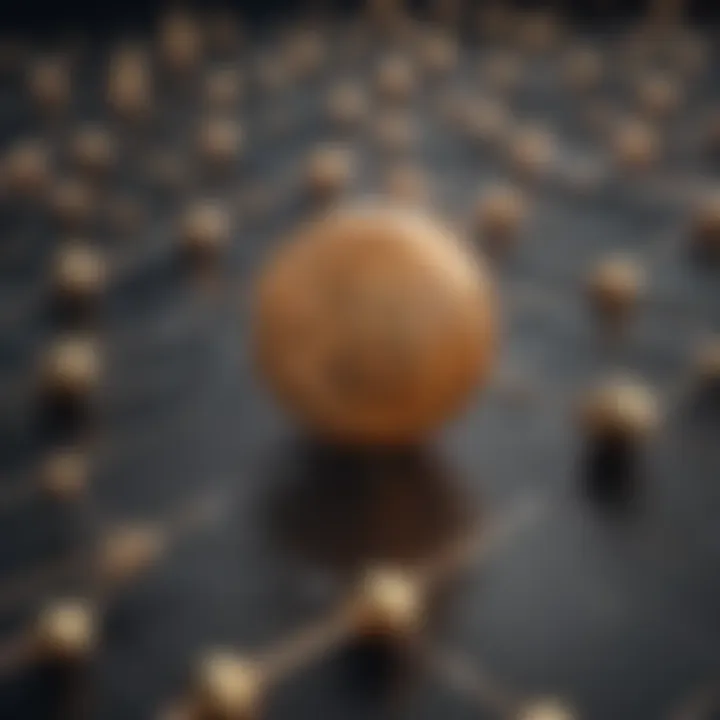 Evolution of Network Structures Visual metaphor showcasing the evolution from traditional centralized networks to decentralized private networks