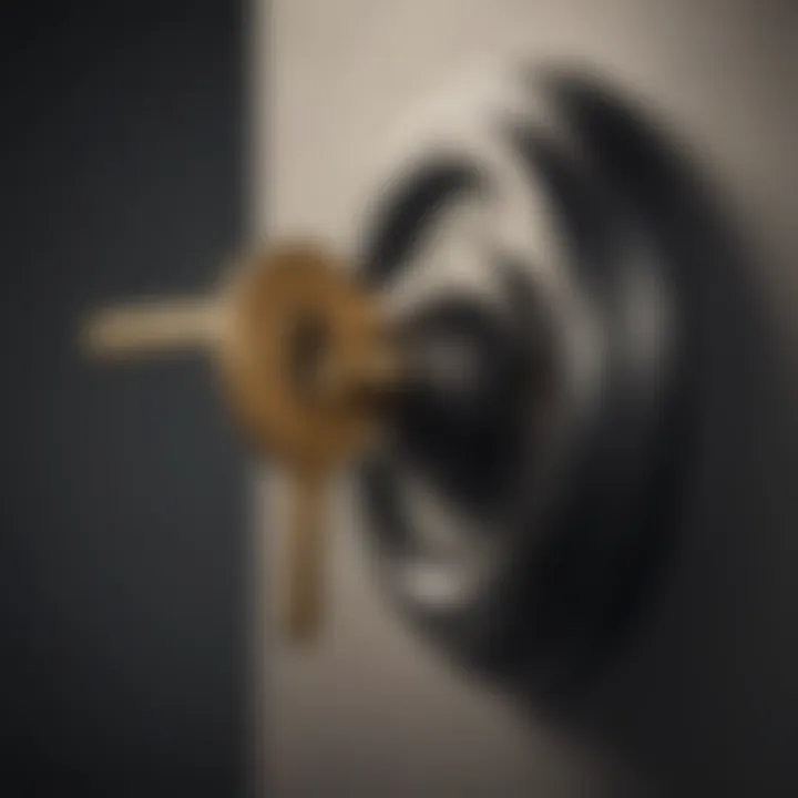 Key to Secure Decentralized Access Conceptual illustration of a key unlocking secure access to decentralized private network architecture