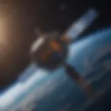 Satellite Constellation Over Earth