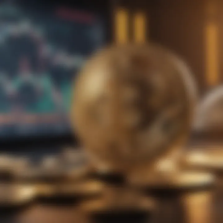 Graph depicting the growth of cryptocurrency transactions over time