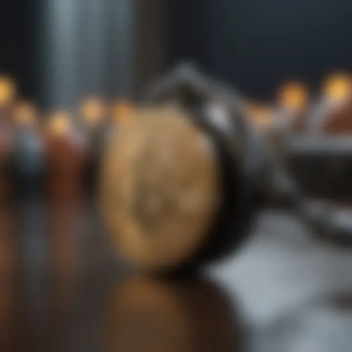 Visual representation of security features in crypto apps