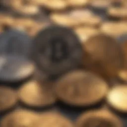 A visual representation of low-cost cryptocurrencies with a focus on their market dynamics