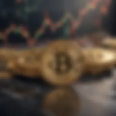 Chart depicting cryptocurrency market trends