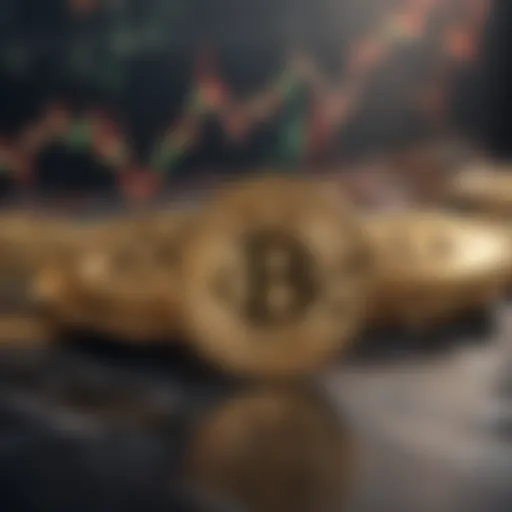 Chart depicting cryptocurrency market trends