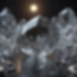 An intricate crystal formation symbolizing clarity in finance