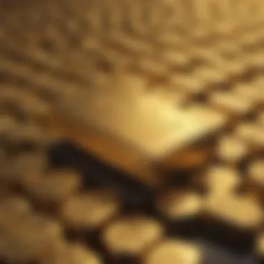 Visual comparison of traditional gold and digital gold