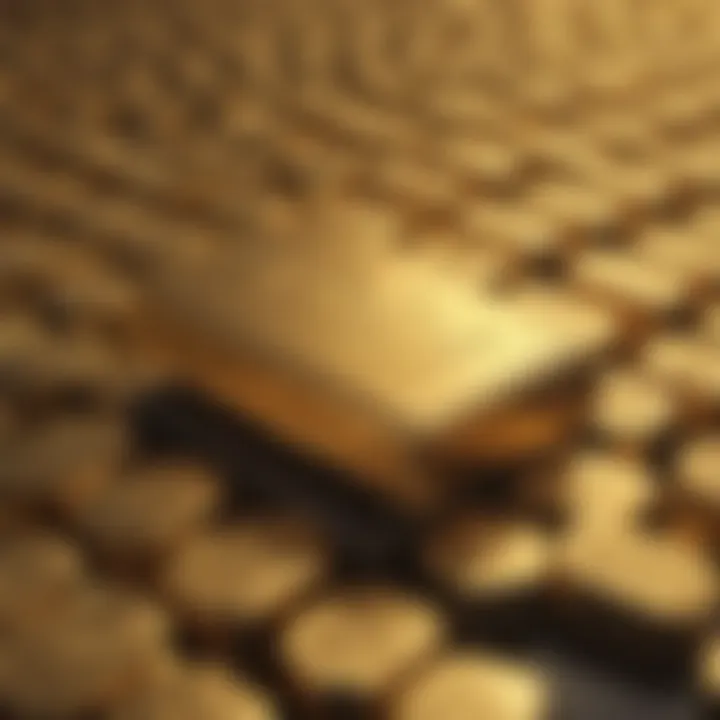 Visual comparison of traditional gold and digital gold