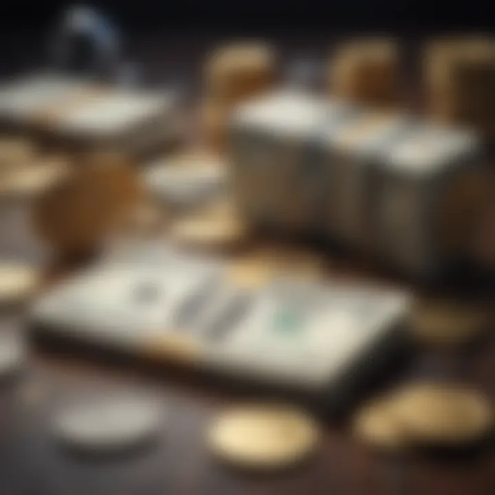 Contemporary Cash Work Challenges Artistic portrayal of contemporary cash work challenges