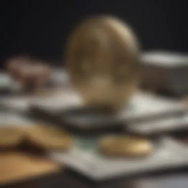 Informal Transactions Impact Visual metaphor for informal cash transactions impact