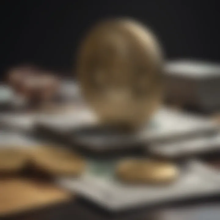 Informal Transactions Impact Visual metaphor for informal cash transactions impact