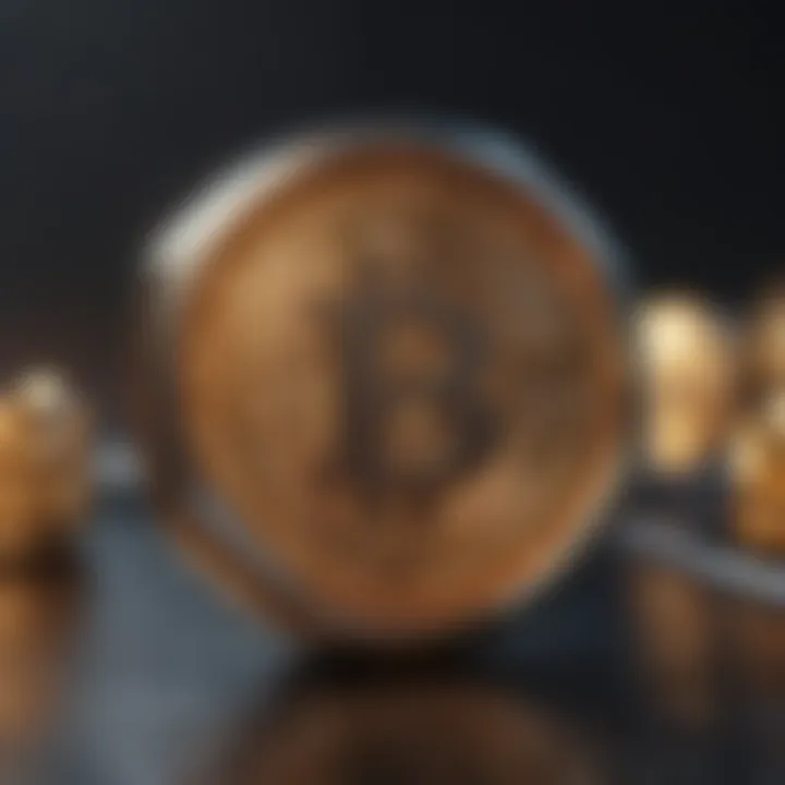 Blockchain technology illustration
