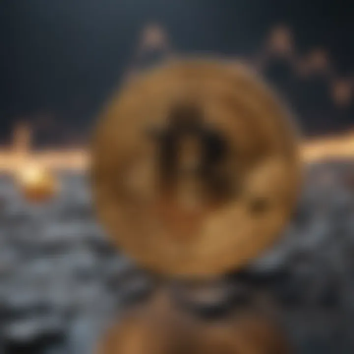 Volatility in Facebook Cryptocurrency Prices Graph illustrating the volatility of Facebook cryptocurrency prices over time