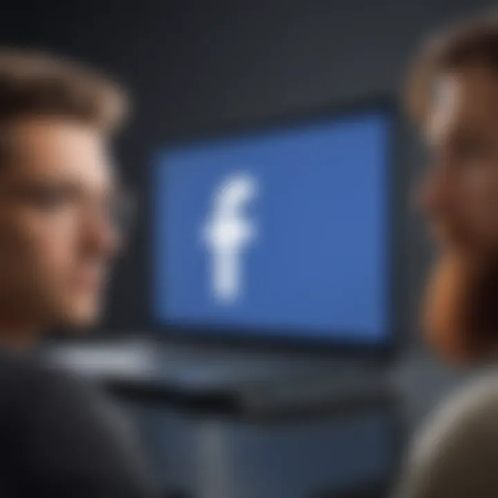 Conceptual representation of digital privacy concerns