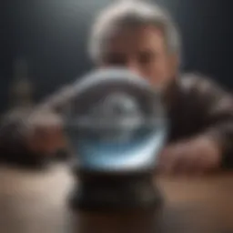 Eswar Prasad with a Crystal Ball