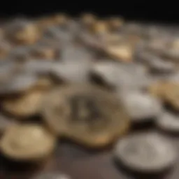 Graph depicting historical market capitalization trends over time