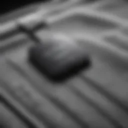 Close-up view of Nike RFID tags attached to apparel items, showcasing advanced technology integration.