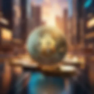 Futuristic Vision of NFTs Futuristic design representing the potential of NFTs in the digital world