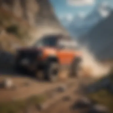 Thrilling Terrain: Used Avalanche Off-Road Expedition Off-road adventure with a used Avalanche