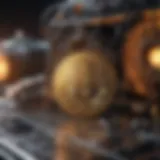 A visual representation of Bitcoin mining equipment