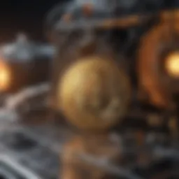 A visual representation of Bitcoin mining equipment