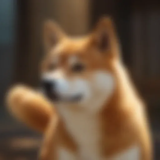 Visual representation of Shiba Inu cryptocurrency