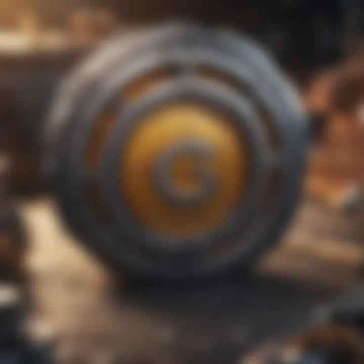 A detailed diagram illustrating the mechanics of smart contract mining.