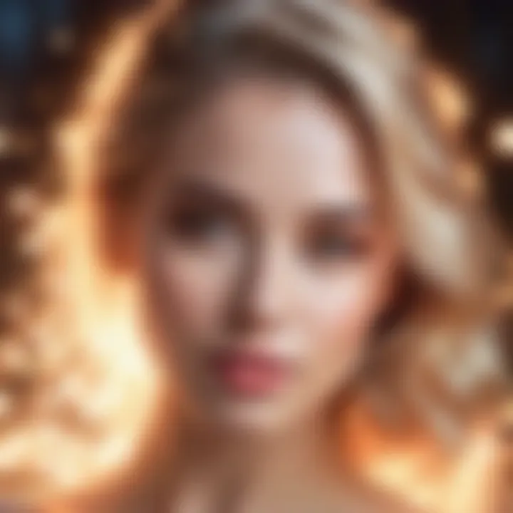 Ethereal beauty captured through soft focus in AE X Me