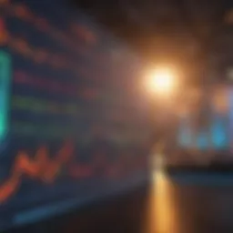 Abstract stock market illustration