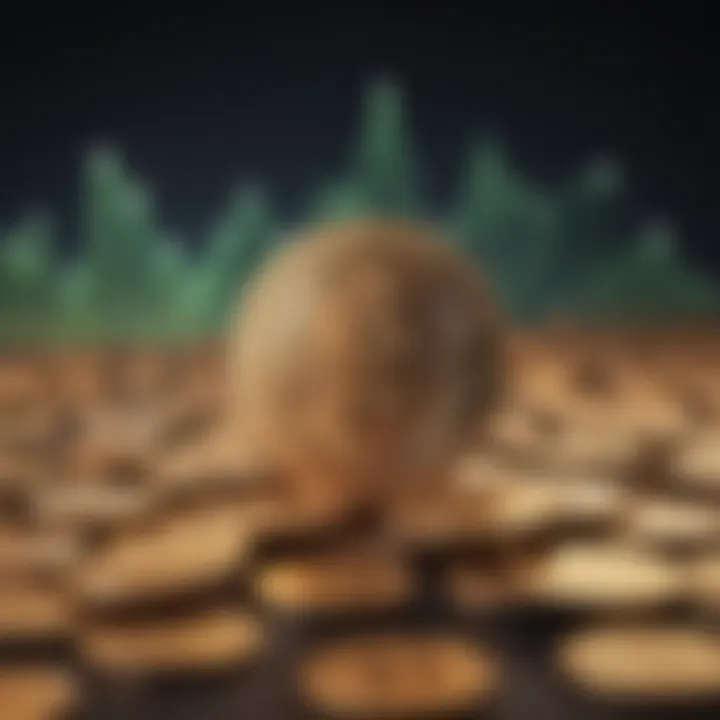 Growth of Cryptocurrency Adoption Graph illustrating the growth of cryptocurrency adoption in commerce