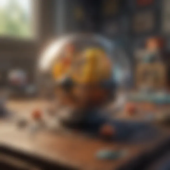 An artistic representation of unique gameplay mechanics in NFT games