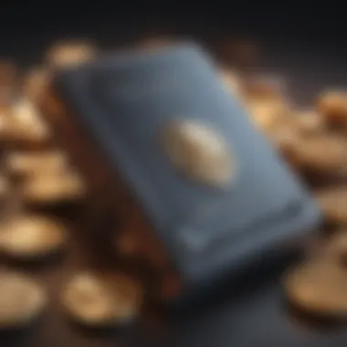 A sleek NFT cold wallet showcasing advanced security features