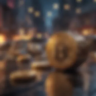 A visual representation of blockchain technology and its role in gaming economics
