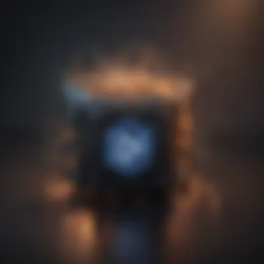 Network architecture diagram showcasing Qlink's integration with blockchain technology