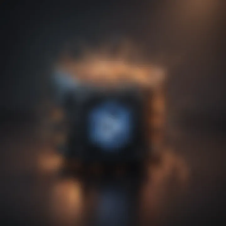 Network architecture diagram showcasing Qlink's integration with blockchain technology