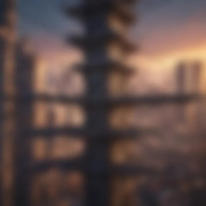 Visual representation of telecommunications infrastructure impacted by Qlink technology