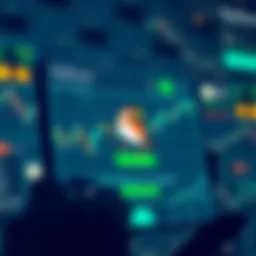 A graphical representation of the Robinhood platform interface showcasing user engagement