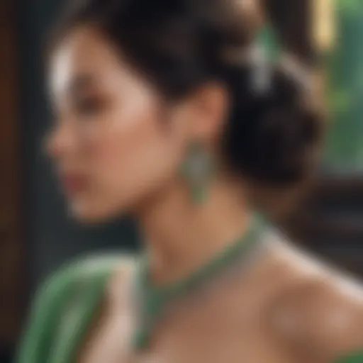 Elegant jade jewelry reflecting Singaporean heritage