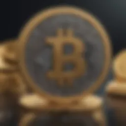 Conceptual representation of digital currency in the US economy