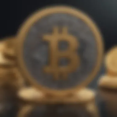 Digital Currency Concept in US Economy Conceptual representation of digital currency in the US economy