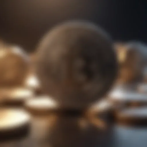 Visual representation of financial tokenization concepts