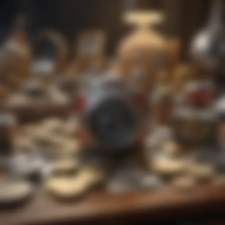 Collection of rare virtual collectibles represented as NFTs