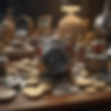 Rare NFT Collectibles Collection Collection of rare virtual collectibles represented as NFTs