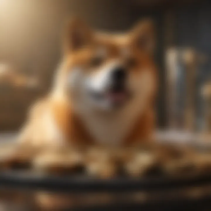 Visual depiction of Shiba coin investment strategies