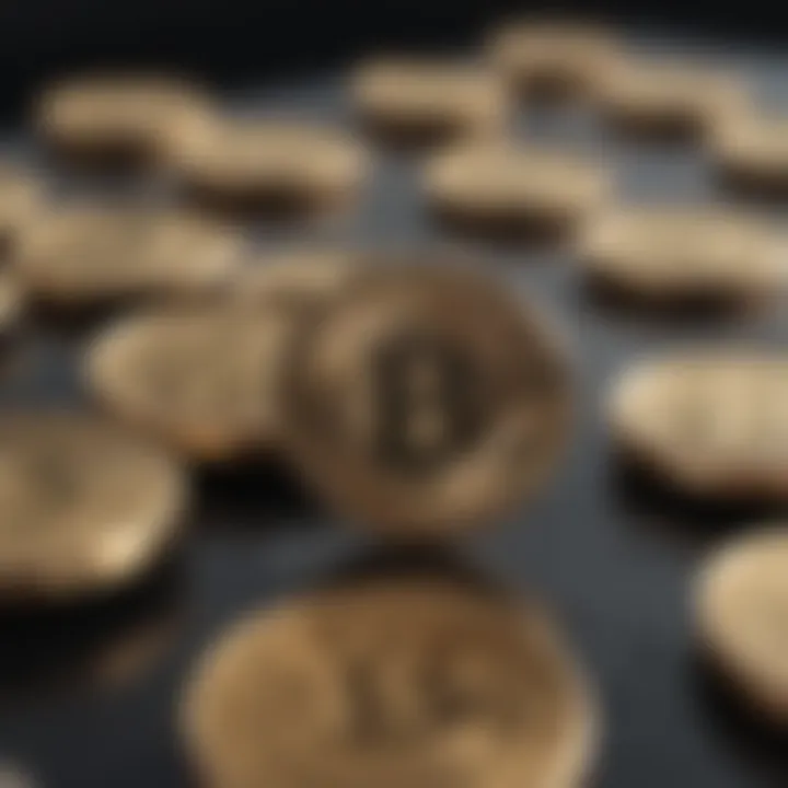 Abstract representation of crypto faucets in a digital world