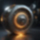 Abstract digital encryption art