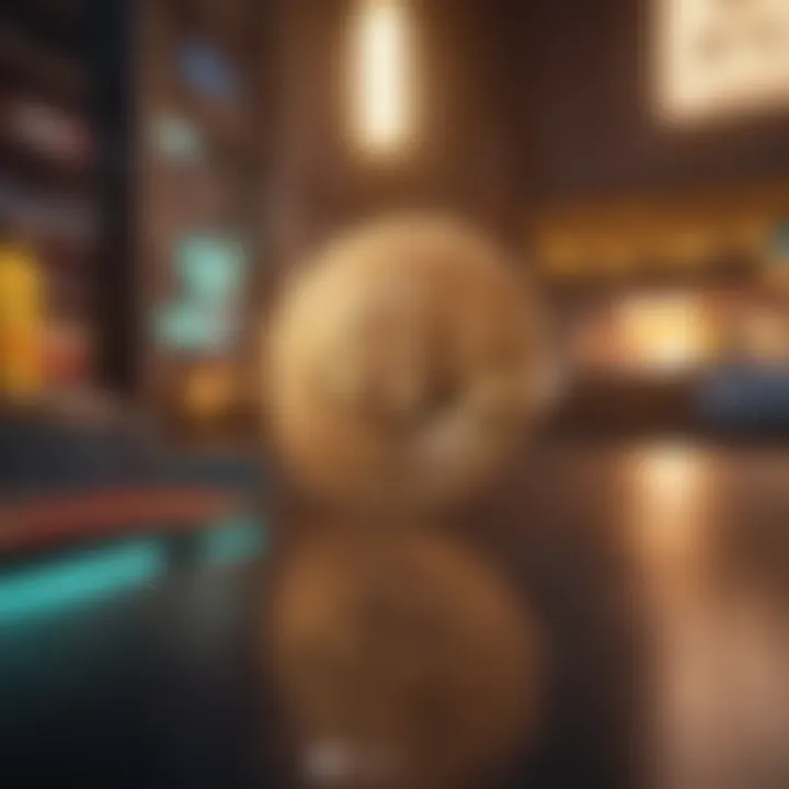 Visualization of the functionality of ShopX crypto in the digital market