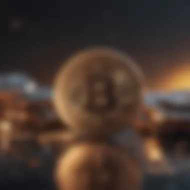 Conceptual depiction of the potential growth trajectory of ShopX crypto