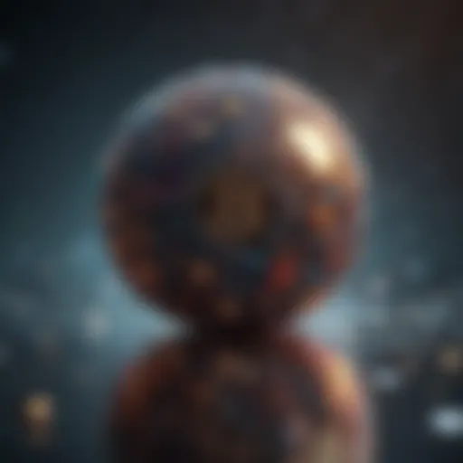 Abstract representation of ShopX crypto network