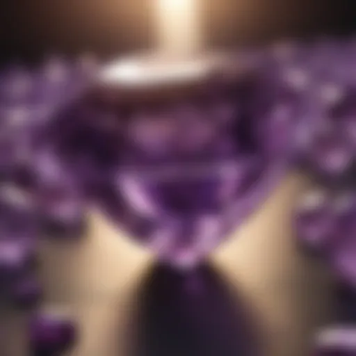 Amethyst Elegance: A Glimpse Into the Purple Majesty Exquisite Amethyst Gem Jewel