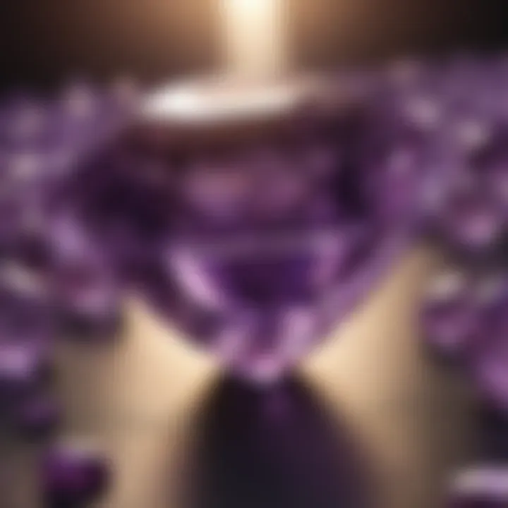 Amethyst Elegance: A Glimpse Into the Purple Majesty Exquisite Amethyst Gem Jewel